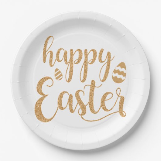 Happy Easter Papieren Bordje (Voorkant)