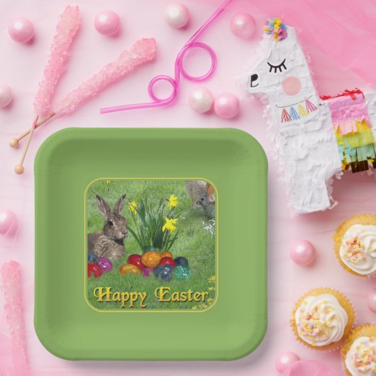 Happy Easter Papieren Bordje (Feest)