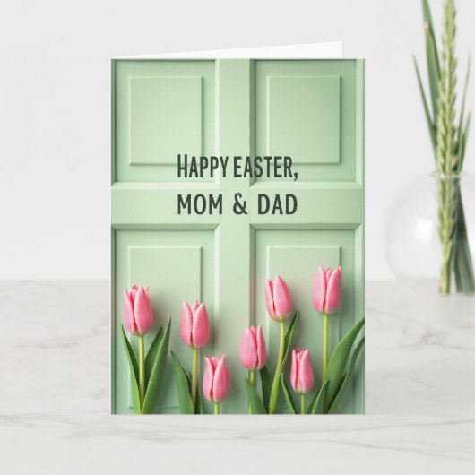 Happy Easter Parents Spring Card Kaart (Voorkant)