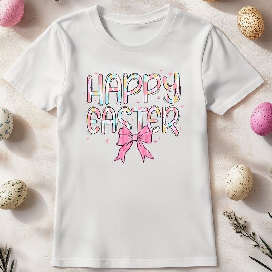 Happy Easter Pastel Brushstroke T-shirt