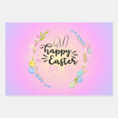 Happy Easter  Pastel Inpakpapier Vel (Voorkant)