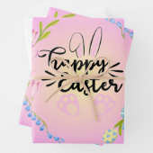 Happy Easter  Pastel Inpakpapier Vel (In situ)