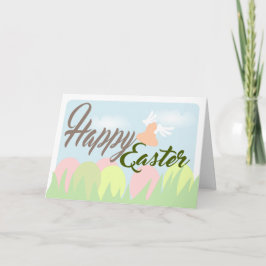 Happy Easter Pastel Kleuren wenskaart Feestdagen Kaart