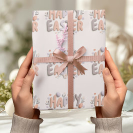 Happy Easter Pastel Wrapping Paper Cadeaupapier