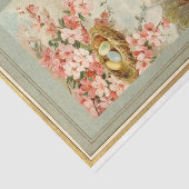 Happy Easter  Pastoral Town Nest Floral Tissuepapier (Detail)