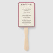 Happy Easter: Peace & Hope  Lily Church Handwaaier (Achterkant)