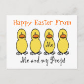 Happy Easter Peeps Briefkaart (Voorkant)