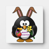 "HAPPY EASTER" PENGUIN BUNNY FOTOPLAAT (Voorkant)