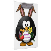 "HAPPY EASTER" PENGUIN BUNNY KLEMBORD (Rechts)