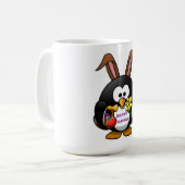 "HAPPY EASTER" PENGUIN BUNNY KOFFIEMOK (Voorkant links)