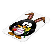 "HAPPY EASTER" PENGUIN BUNNY MAGNEET (Linkerzijde)