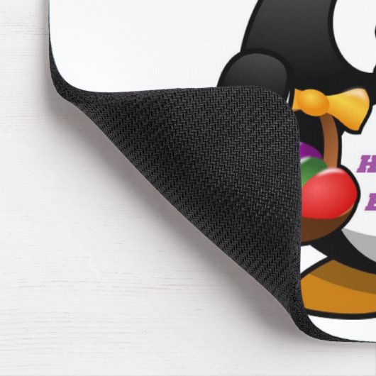 "HAPPY EASTER" PENGUIN BUNNY MUISMAT (Hoek)