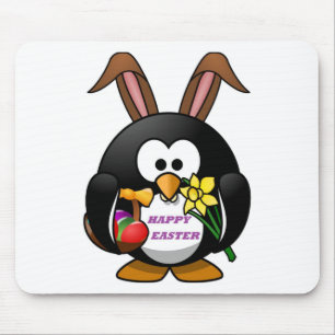 "HAPPY EASTER" PENGUIN BUNNY MUISMAT