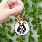 "HAPPY EASTER" PENGUIN BUNNY SLEUTELHANGER (Hand)