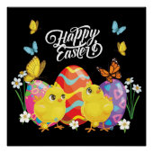 happy easter perfect poster (Voorkant)