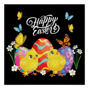happy easter perfect poster