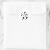 Happy Easter Personalized Sticker (Tas)