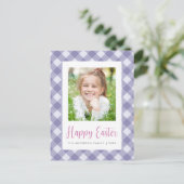 Happy Easter Photo Briefkaart (Staand voorkant)