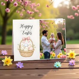 Happy Easter Photo Card Kaart