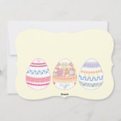 Happy Easter Photo Lijst Feestdagenkaart (Achterkant)