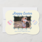 Happy Easter Photo Lijst Feestdagenkaart (Voorkant)