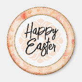 Happy Easter Pink Lijst Magnet (Voorkant)