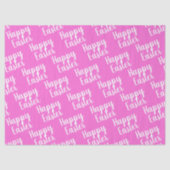  Happy Easter Pink Tissuepapier (Voorkant)