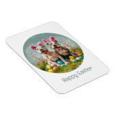 Happy Easter Pit Bull Dogs Magneet (Rechterzijde)