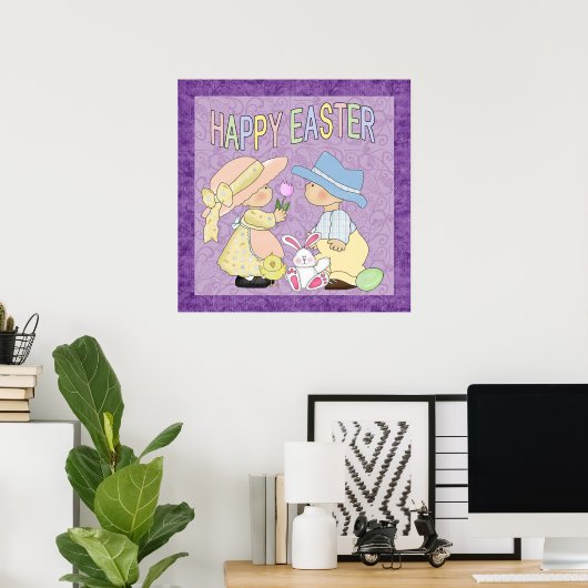 Happy Easter Poater Poster (Thuiskantoor)