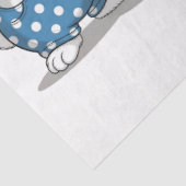 Happy Easter Polka Dot Bunny Tissuepapier (Detail)