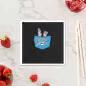 Happy Easter Pop Peeking Bunny Servet (Insitu)