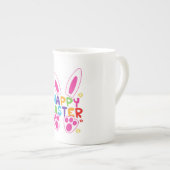 happy easter porselein kop (Voorkant rechts)