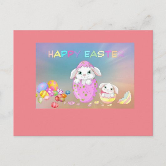 Happy Easter Post Kaart (Voorkant)