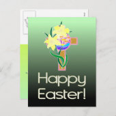 Happy Easter Post Kaart (Voorkant / Achterkant)