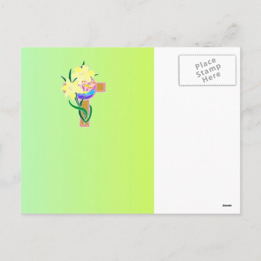 Happy Easter Post Kaart (Achterkant)