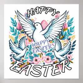 Happy Easter Poster