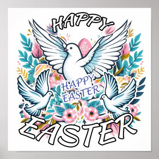 Happy Easter Poster (Voorkant)