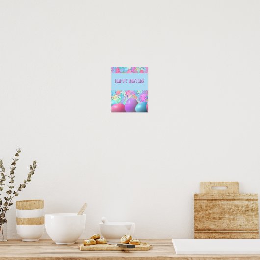 HAPPY EASTER POSTER (Keuken)