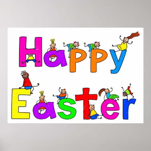 Happy Easter Poster (Voorkant)