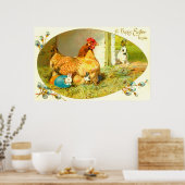 Happy Easter Poster (Keuken)