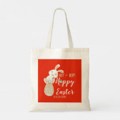 Happy Easter, prettige familie, susterbroodjes, ee Tote Bag (Achterkant)