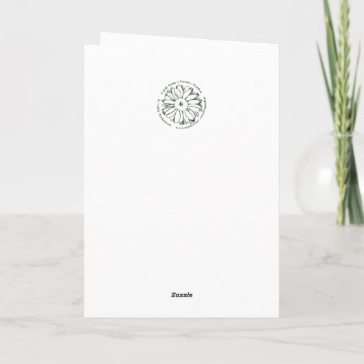 Happy Easter Psalm 105 Scripture Pink Flowers Kaart (Achterkant)