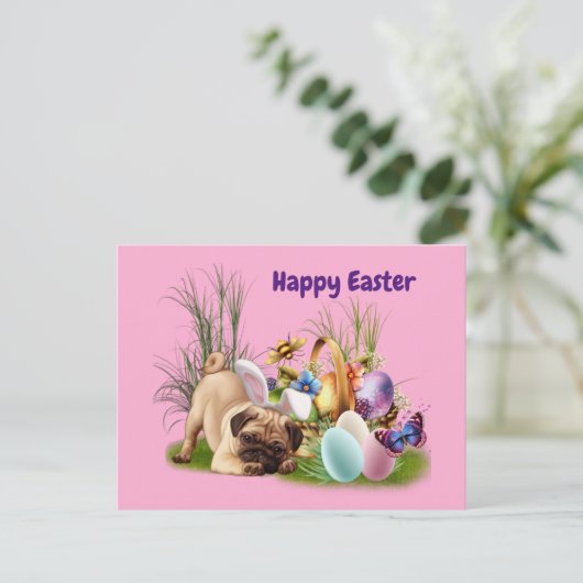 Happy Easter Pub briefkaart (Staand voorkant)