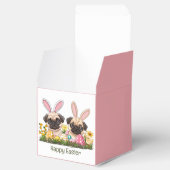 Happy Easter Pug Dogs Bunny Ears Bedankdoosjes (Geopend)