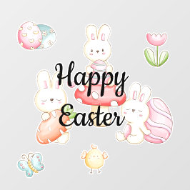Happy Easter Raamsticker