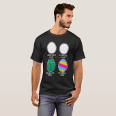 Happy Easter Rabbit Egg Dragon Turtle Chicken Egg T-shirt (Voorkant volledig)