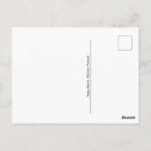 happy easter rabbit spring postkruising briefkaart (Achterkant)