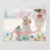 happy easter rabbit spring postkruising briefkaart (Voorkant)