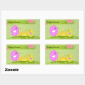 Happy Easter Rechthoekige Sticker (Vel)