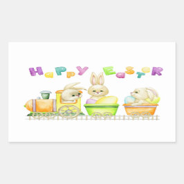 Happy Easter Rechthoekige Sticker